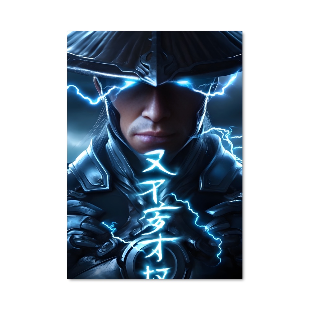 Poster Raijin le Maître du Tonnerre – affiche Mortal kombat